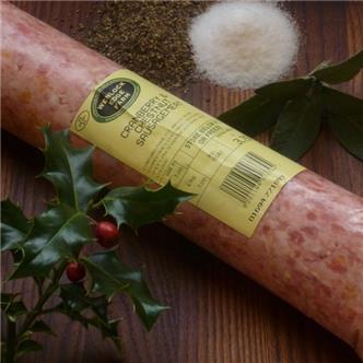 Pork, cranberry and chestnut sausage meat. min 455g