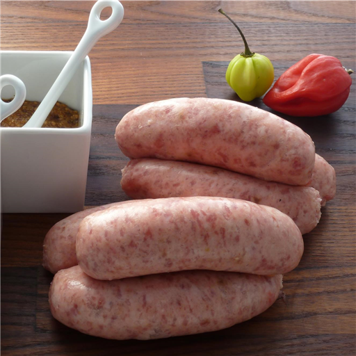 Pork & sweet chilli sausages. 6/Pack 400g